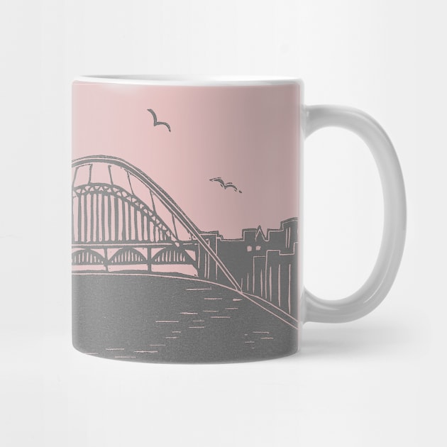 Bridges of NewcastleGateshead Quayside by Maddybennettart